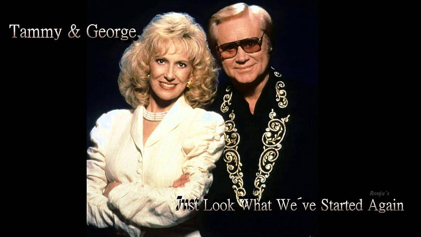 George Jones & Tammy Wynette HD wallpaper