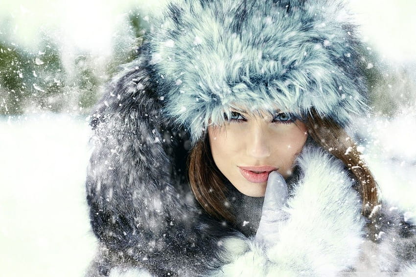 Women Winter Fashion Ultra Backgrounds for U TV : Tablet : Smartphone, winter women HD wallpaper