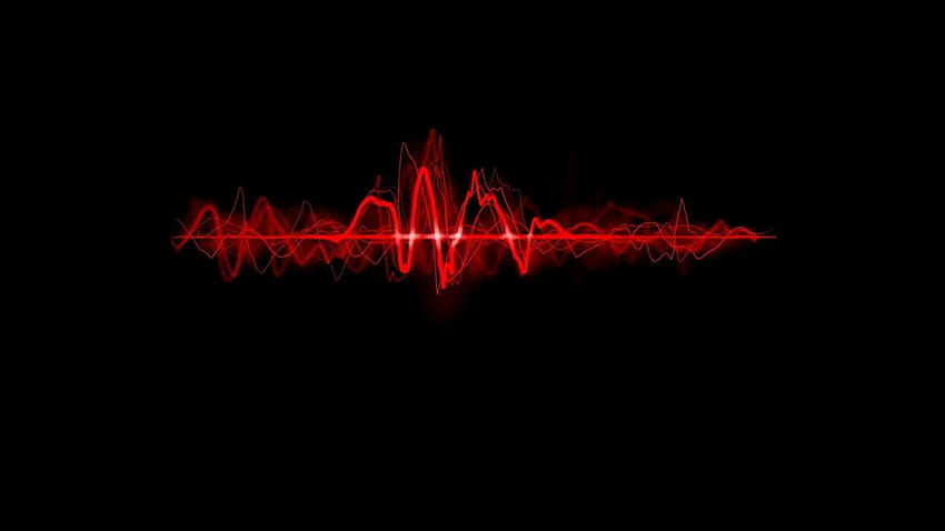 Verde abstracto verde onda de sonido Abstrac, forma de onda fondo de pantalla
