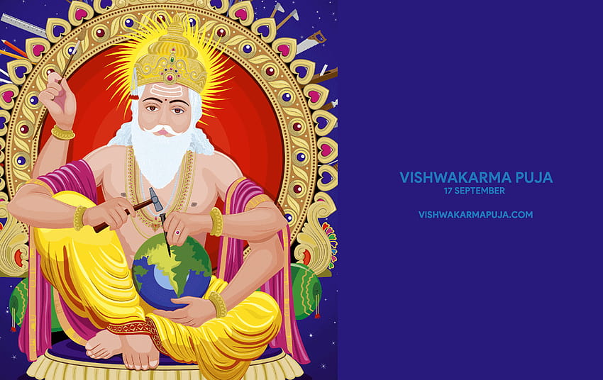 Vishwakarma Puja, Tuan Vishwakarma Wallpaper HD