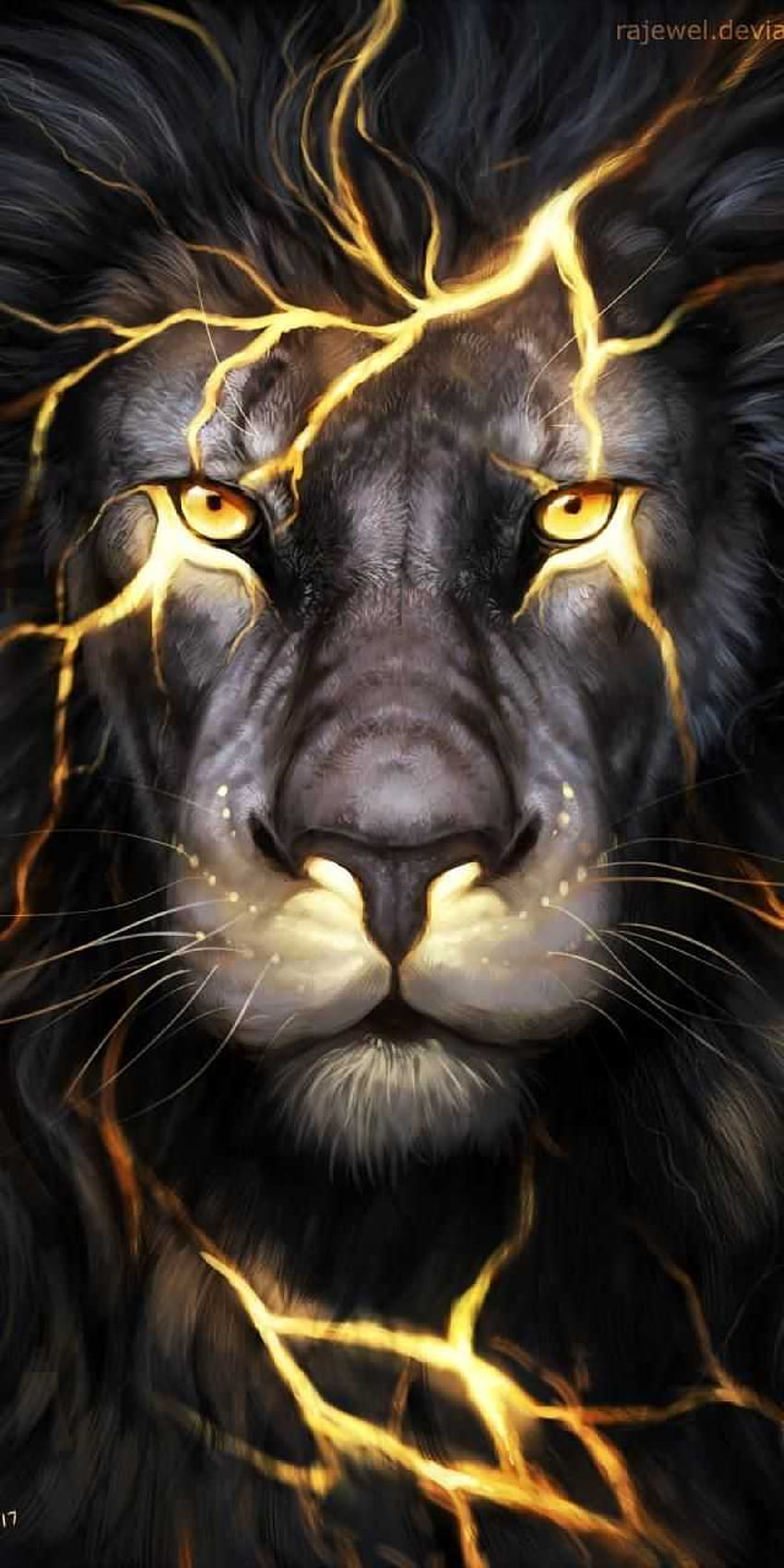 danger lion HD phone wallpaper