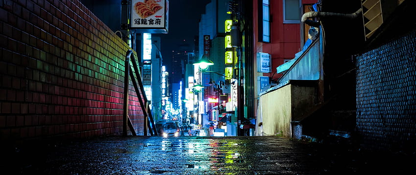 2560x1080 Japon Tokyo Urban Lights Neon Résolution 2560x1080, néon japonais Fond d'écran HD