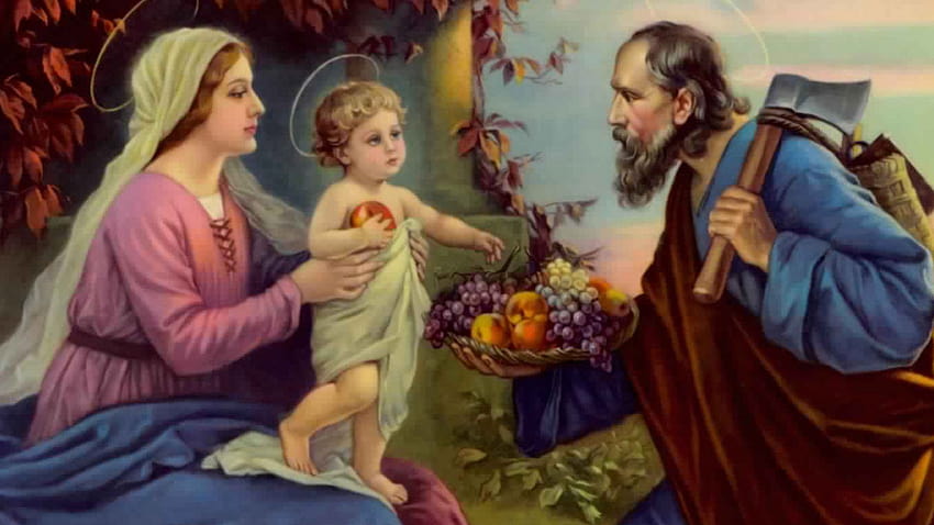 Of The Holy Family Of Jesus Mary And Joseph, st joseph HD wallpaper