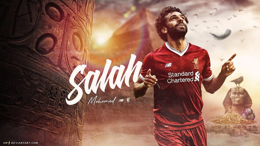 Mohamed Salah, salah em Liverpool papel de parede HD