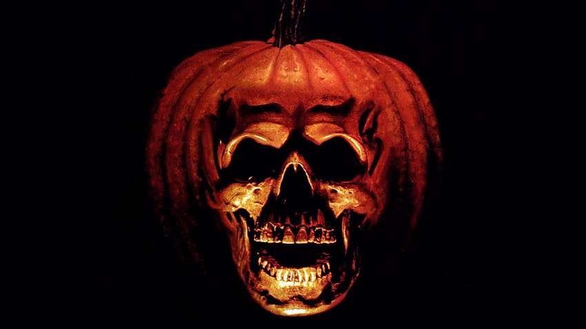 6 Halloween assustador, cara de abóbora de halloween papel de parede HD