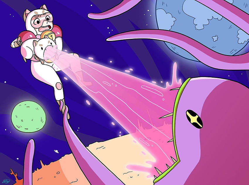 Bee and Puppycat Bee and Puppycat and backgrounds HD wallpaper