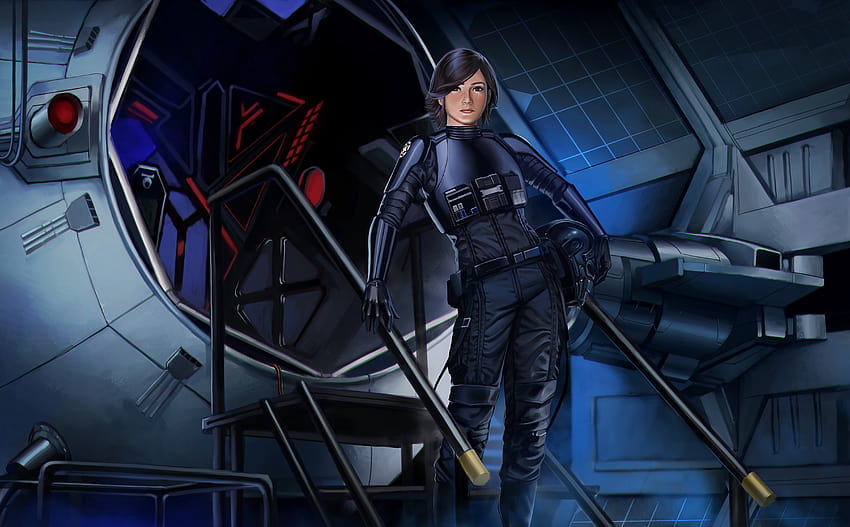 Star Wars Ultra, yıldız savaşları kadın pilotları HD duvar kağıdı