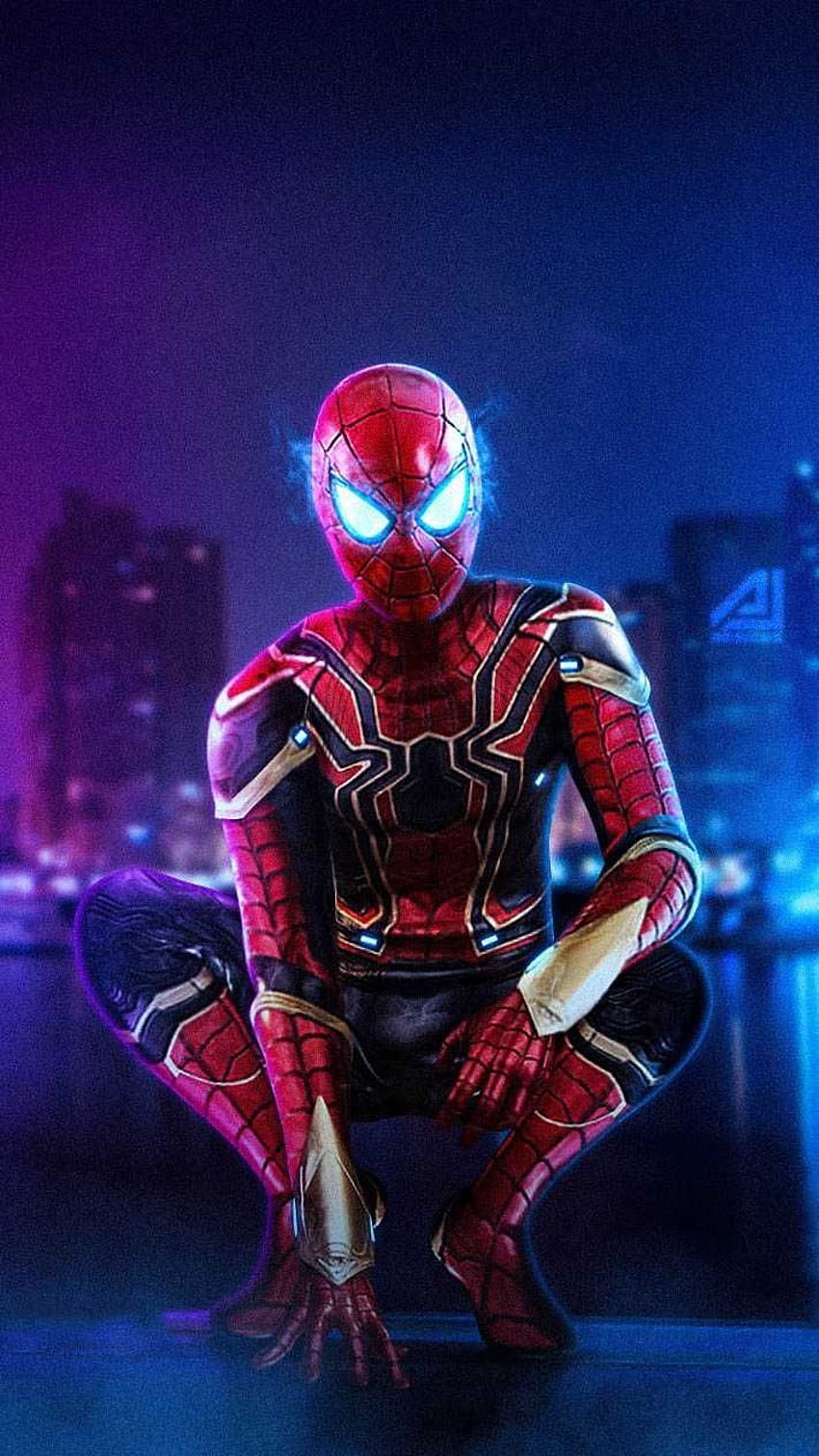 Iron Spider Armor IPhone, Spider-Man żelazny pająk Tapeta na telefon HD