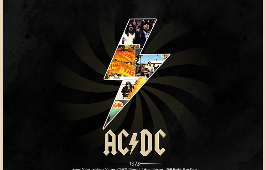 Rock, classic, AC/DC, 1973, album covers for, acdc HD wallpaper