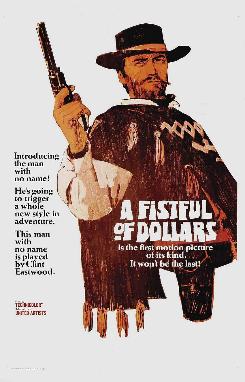 A Fistful of Dollars Poster HD phone wallpaper | Pxfuel