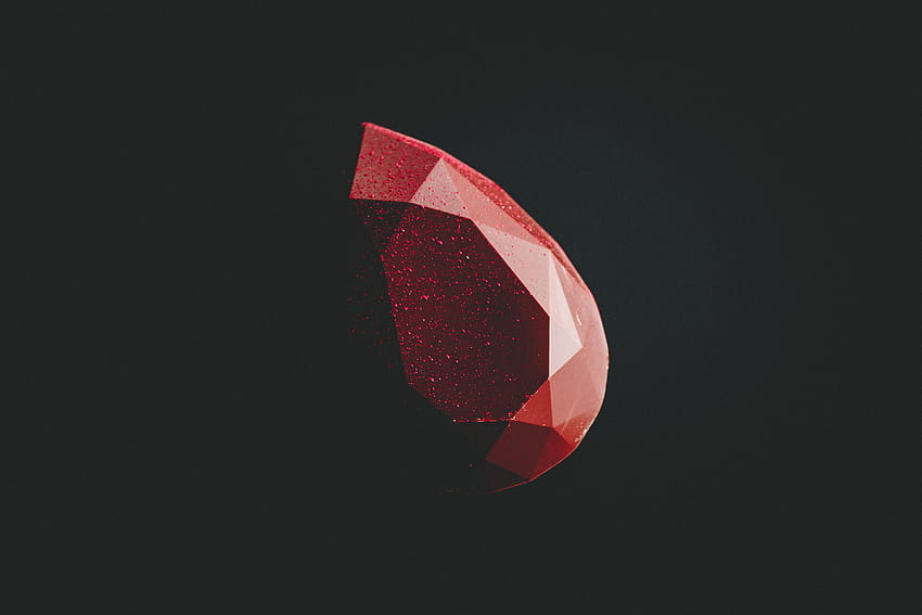 2560x1600 Red Diamond Minimal Dark Resolução de 2560x1600, vermelho escuro minimalista e preto papel de parede HD