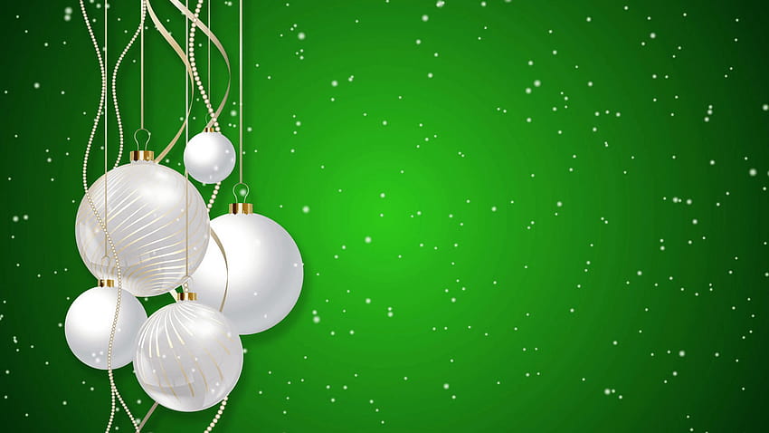 Christmas backgrounds with white decorations over a festive, festive background HD wallpaper