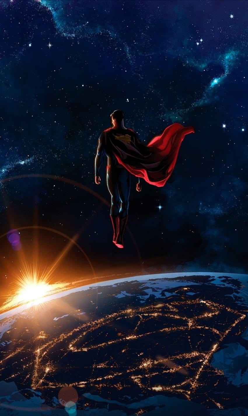 Удивителен супермен Човек от стомана, лице на супермен HD тапет за телефон