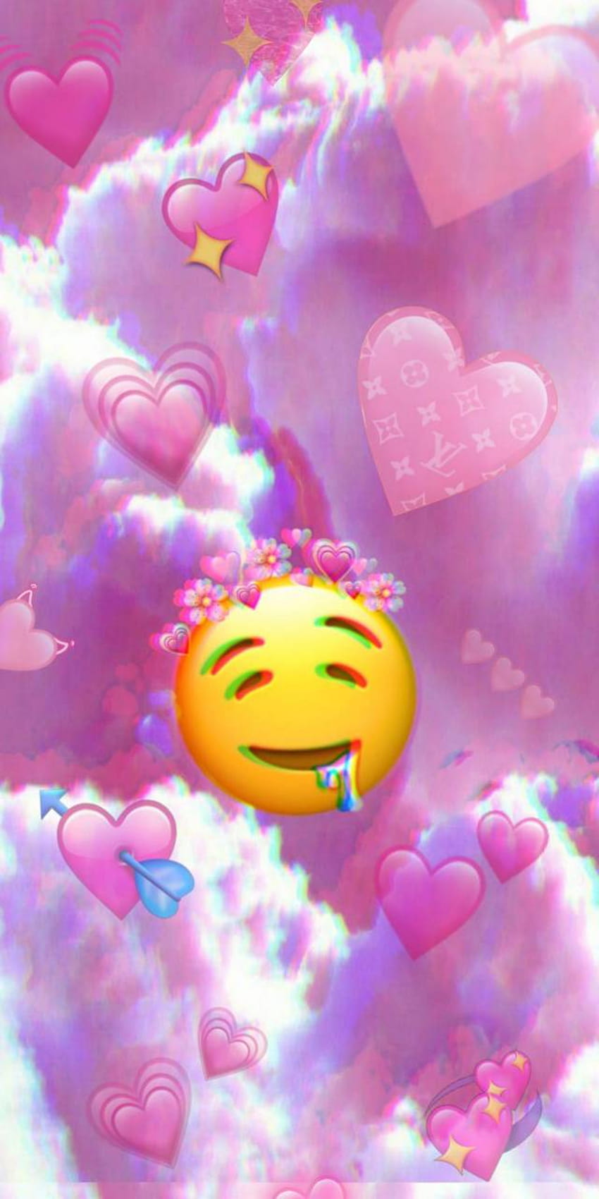 Pink emojis by Agellove, heart emoji HD phone wallpaper | Pxfuel
