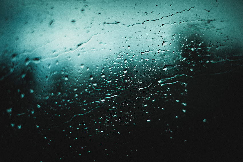 Raindrops + Glass, drip rain HD wallpaper