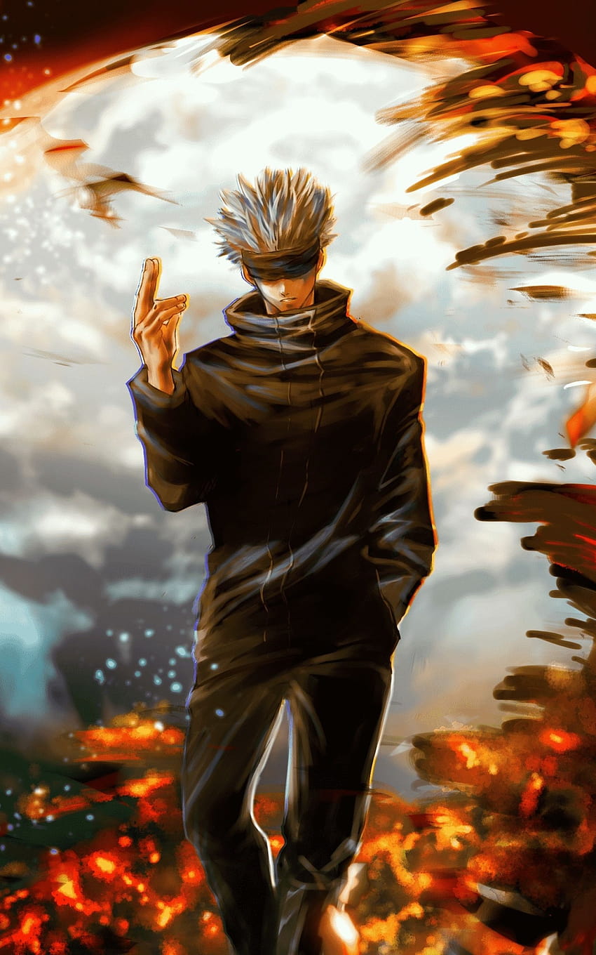 1366x768 Resolution Satoru Gojo Cool Jujutsu Kaisen Digital Art 1366x768  Resolution Wallpaper - Wallpapers Den