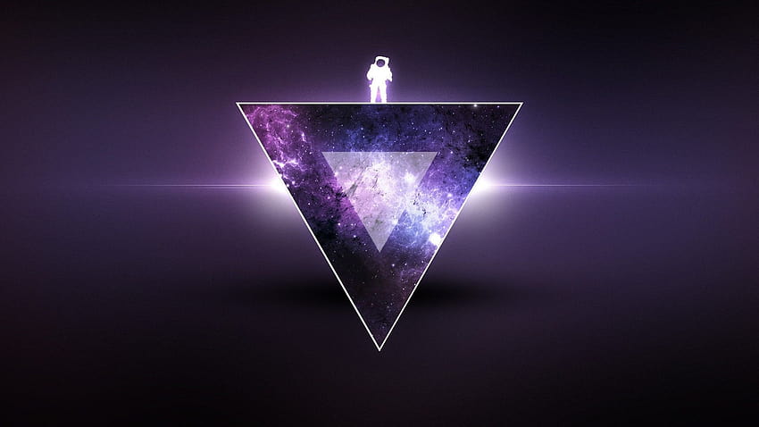 thelema Unicursal Hexagram Space Universe Purple Bring Me The HD-Hintergrundbild