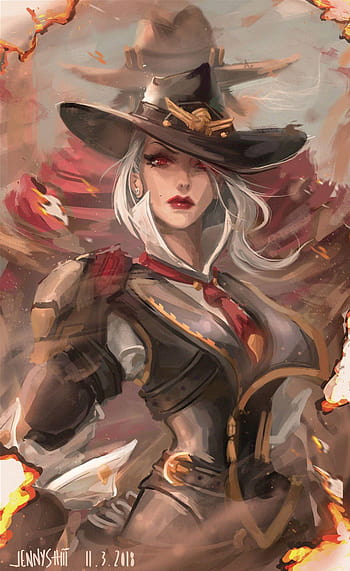 Ashe Overwatch 4K Wallpaper 333