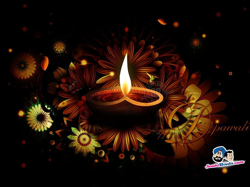 สุดยอด 4 Diwali บนสะโพก Deepavali วอลล์เปเปอร์ HD