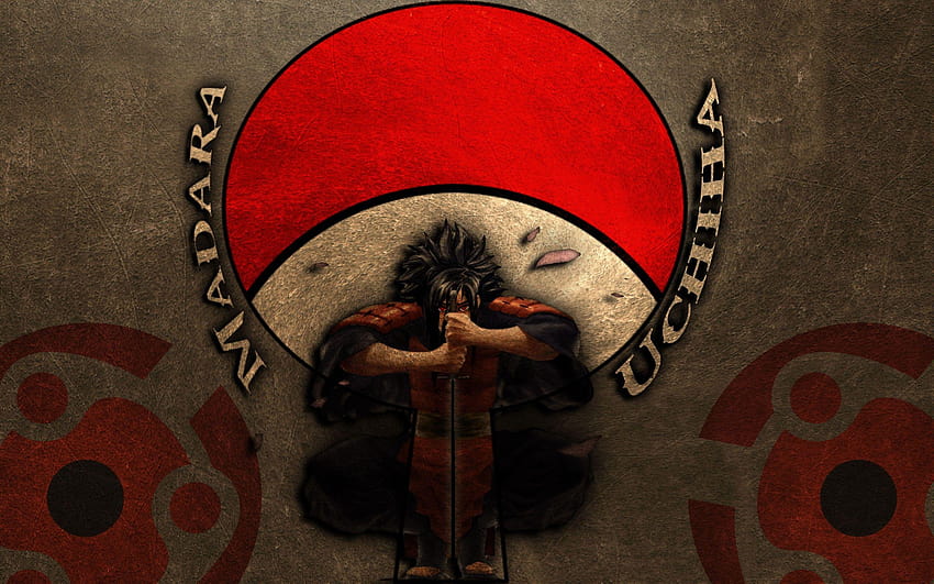 Naruto shippuden sharingan uchiha madara, clan uchiha logo HD wallpaper