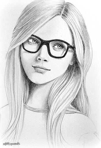 girl face sketch
