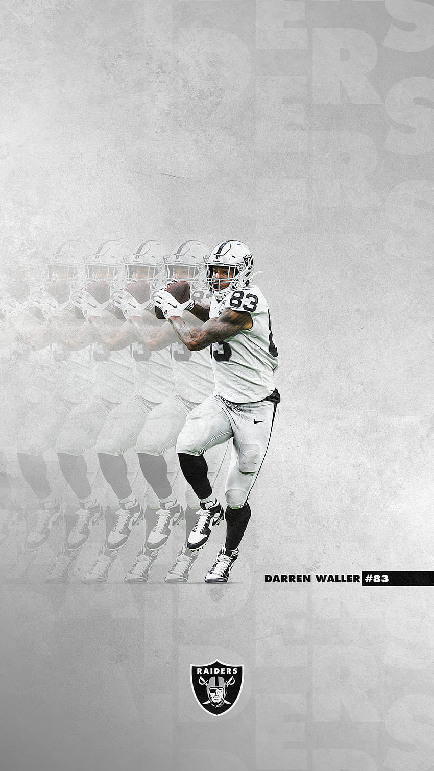 Download wallpapers Darren Waller Las Vegas Raiders NFL american  football portrait National Football League black stone background for  desktop free Pictures for desktop free