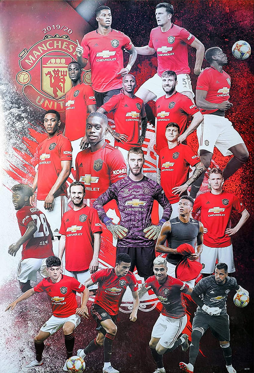 Manchester United Team 2019, manchester united players 2020 HD phone wallpaper