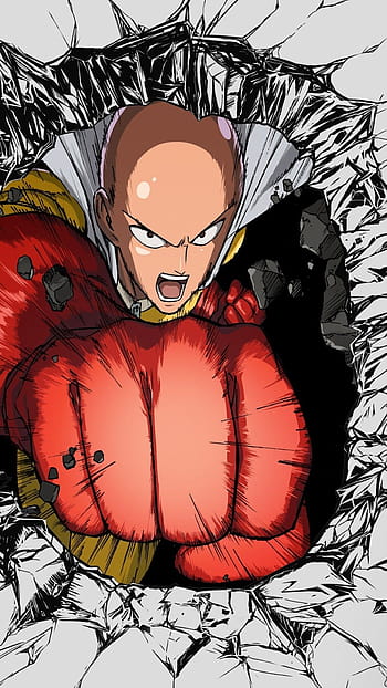 Saitama (One-Punch Man) Phone Wallpapers