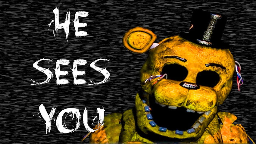 Withered Golden Freddy  Desenhos de halloween, Arte assustadora