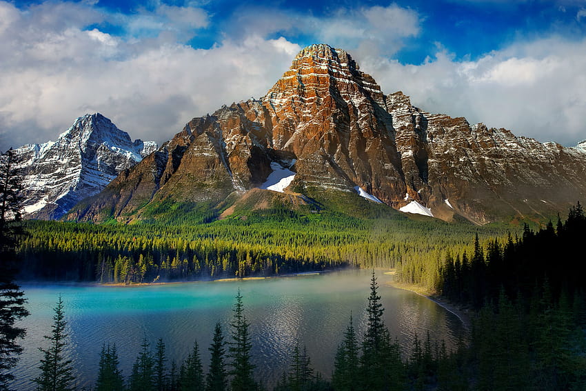 3000x2000 beautiful scenery, mountains, lake, scenery sky HD wallpaper