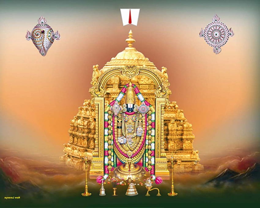 Du temple Tirupati Balaji 1, seigneur balaji Fond d'écran HD