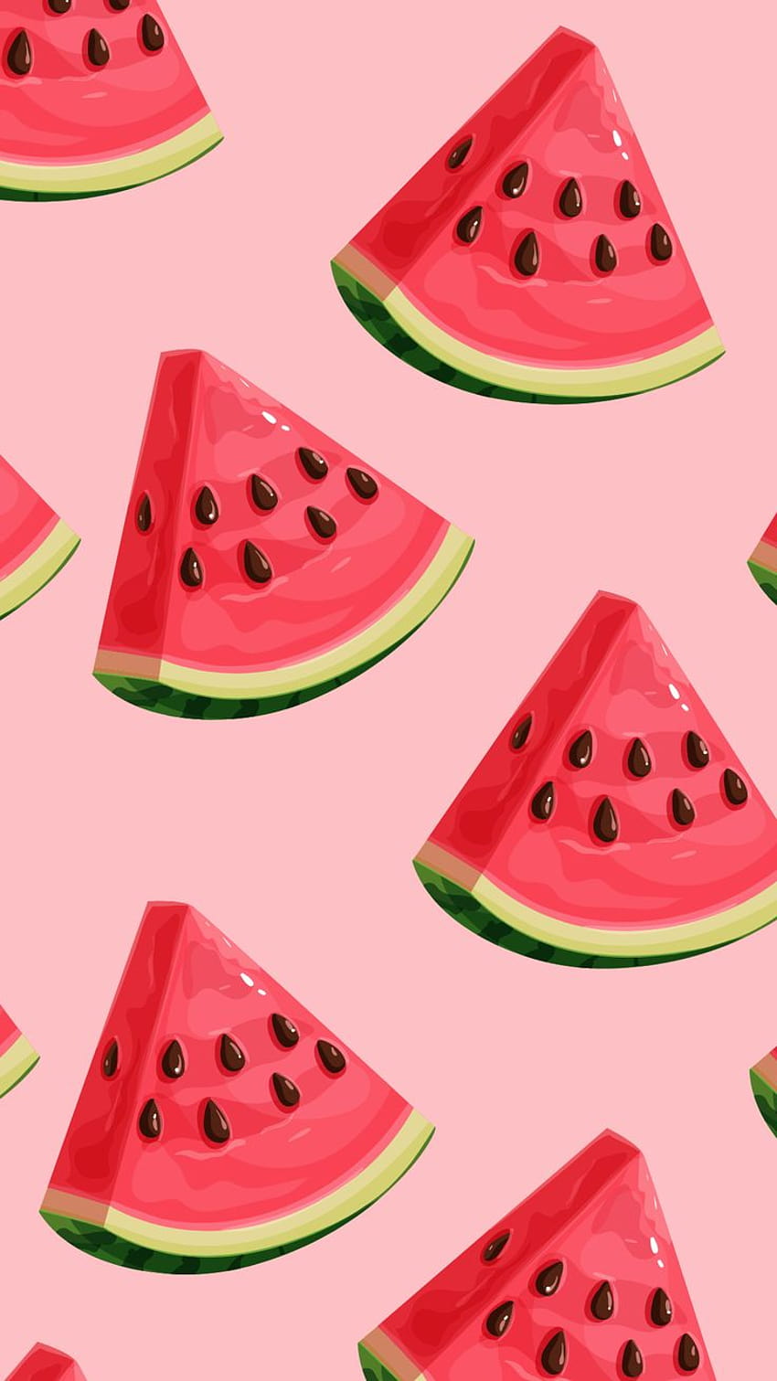 Niedliche rosa Wassermelonen-Ästhetik für den Sommer, Sommerrot HD-Handy-Hintergrundbild
