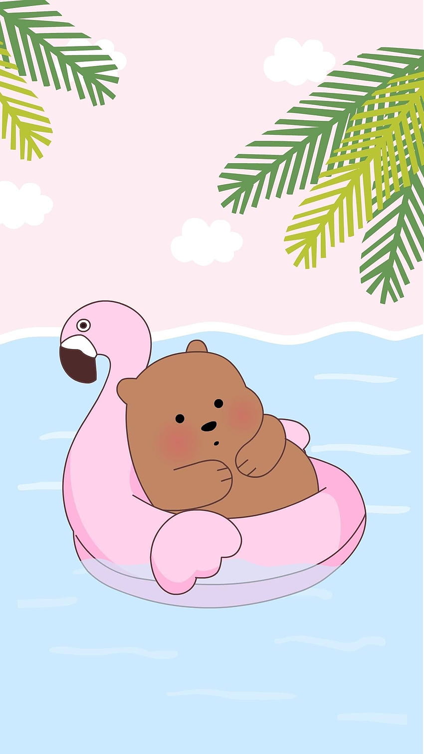 Chillin in the summer, we bare bears boba HD phone wallpaper | Pxfuel