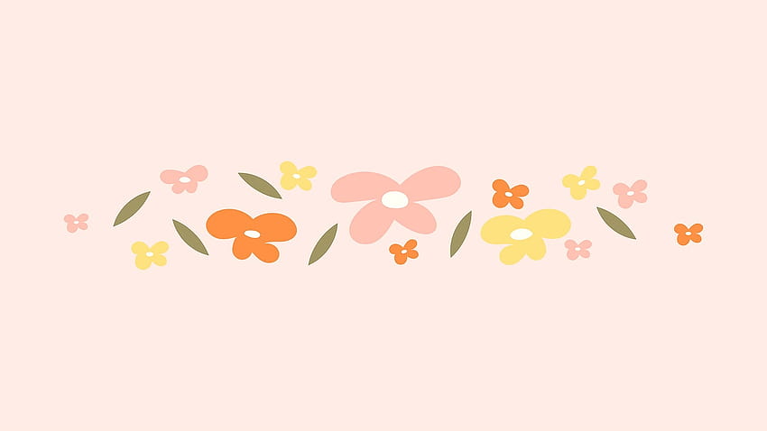 Flower , pastel spring, spring minimal HD wallpaper