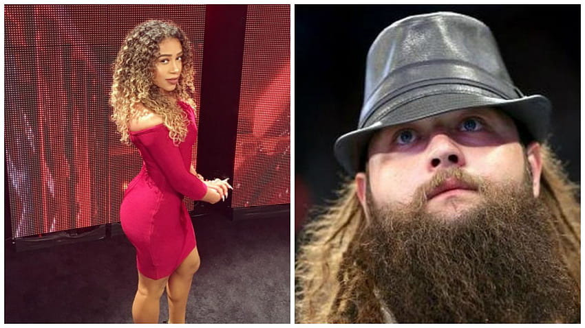 Bray Wyatts Frau reicht die Scheidung ein und behauptet Affäre mit WWE RAW-Ringsprecher JoJo HD-Hintergrundbild