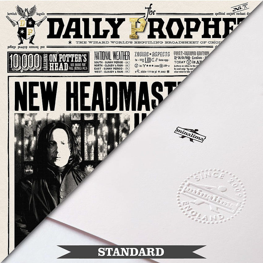 The Daily Prophet, snape daily prophet HD phone wallpaper