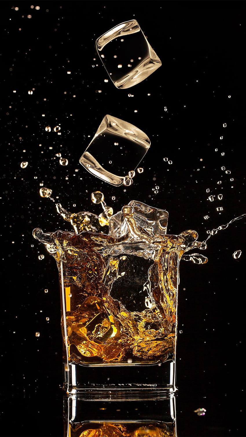 Whisky y Hielo iPhone 6S Plus, iphone whisky fondo de pantalla del teléfono