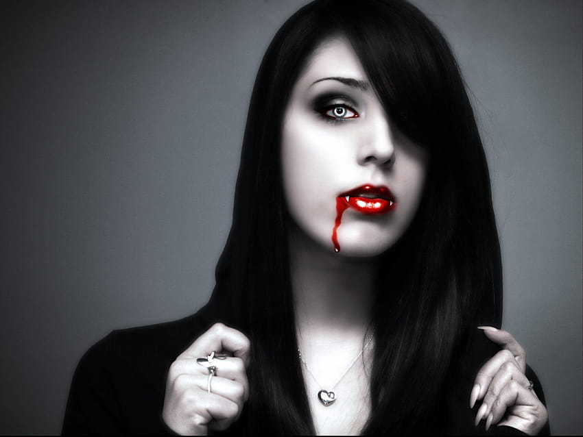 Fantasy artwork art dark vampire gothic girl girls horror evil blood ...