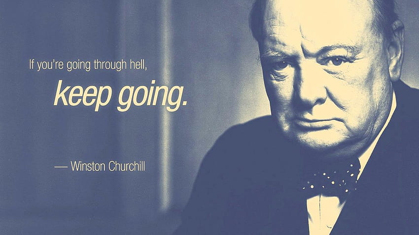 Winston Churchill Quote HD wallpaper