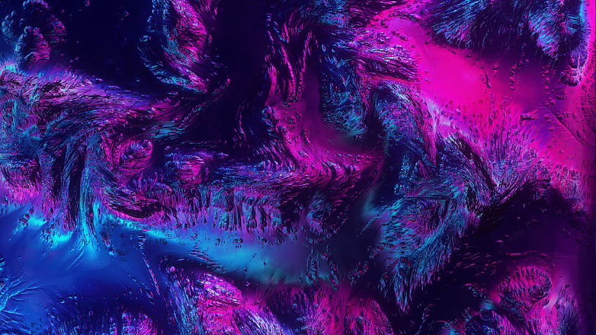 Neon, Terrain, Surface, Purple, Pink, Abstract HD wallpaper