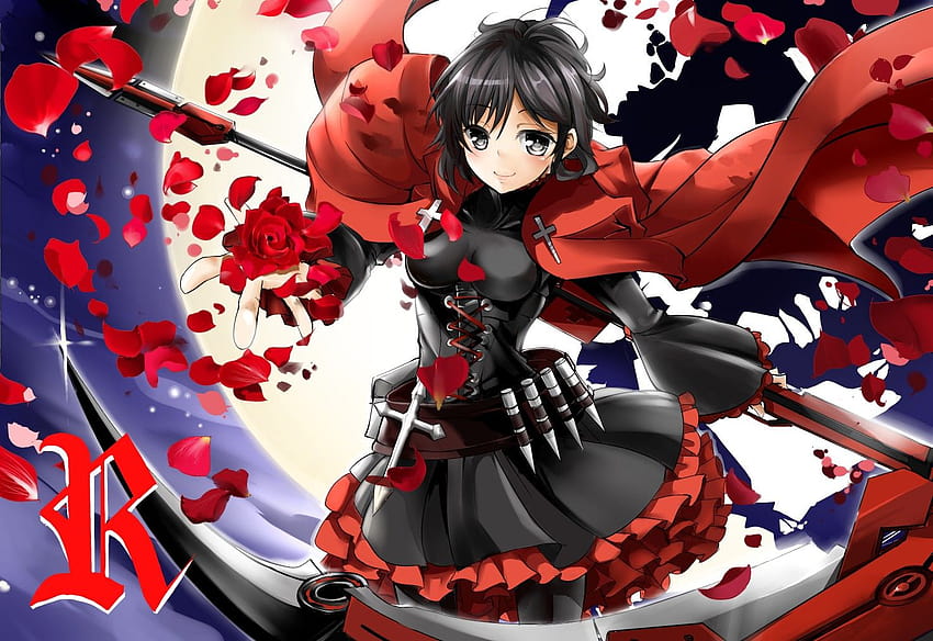 Download Hd Anime Ruby Rose Wallpaper | Wallpapers.com