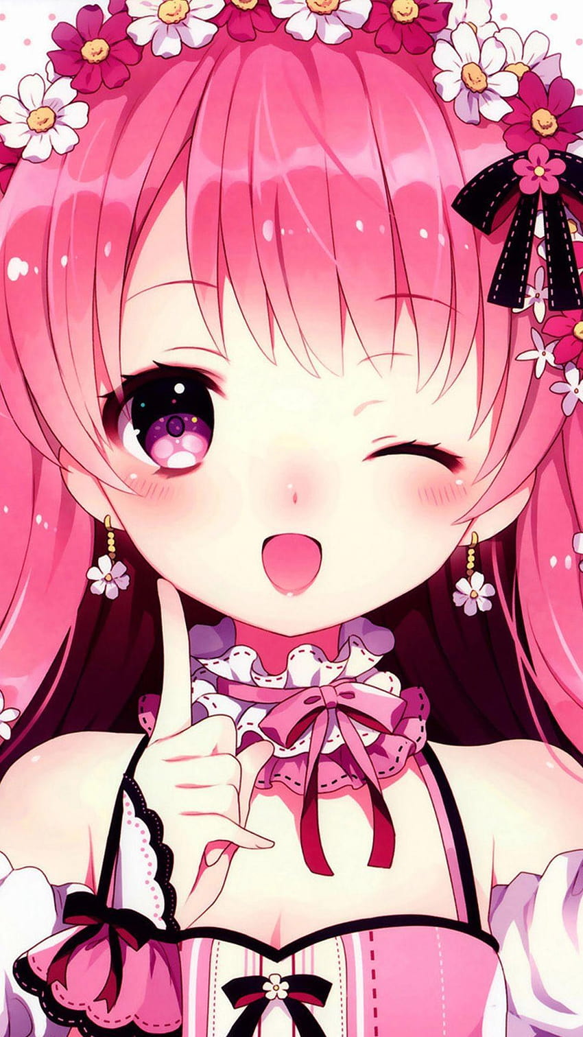 Anime Girls, beste Hintergründe, cooles Anime-Mädchen HD-Handy-Hintergrundbild