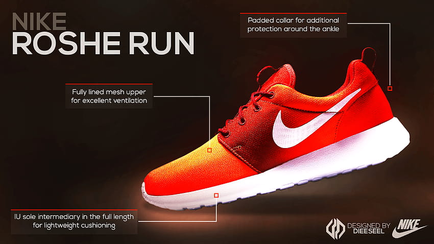 Nike Roshe Run ~ Affiche publicitaire par Dieeseel Fond d'écran HD