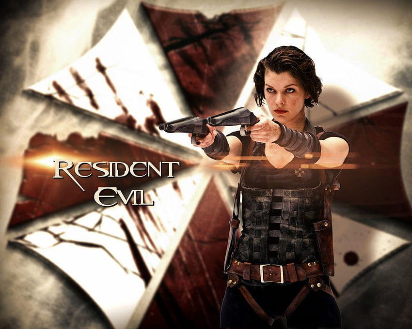 Milla Jovovich Resident Evil by doom500 มิลล่า โจโววิช Resident Evil สูญพันธุ์ วอลล์เปเปอร์ HD