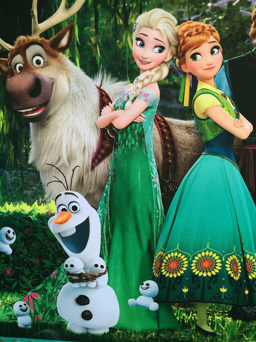 จิตรกรรมฝาผนัง Disney Frozen Fever วอลล์เปเปอร์โทรศัพท์ HD