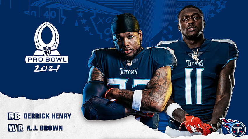 Titans RB Derrick Henry, WR A.J. Brown Selected to Pro Bowl, aj brown and derrick henry HD wallpaper