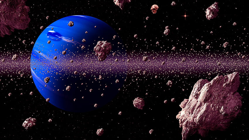 Asteroid Belt With Meteors Threat For Blue Planet Digital Art Hd Wallpaper Pxfuel 6618