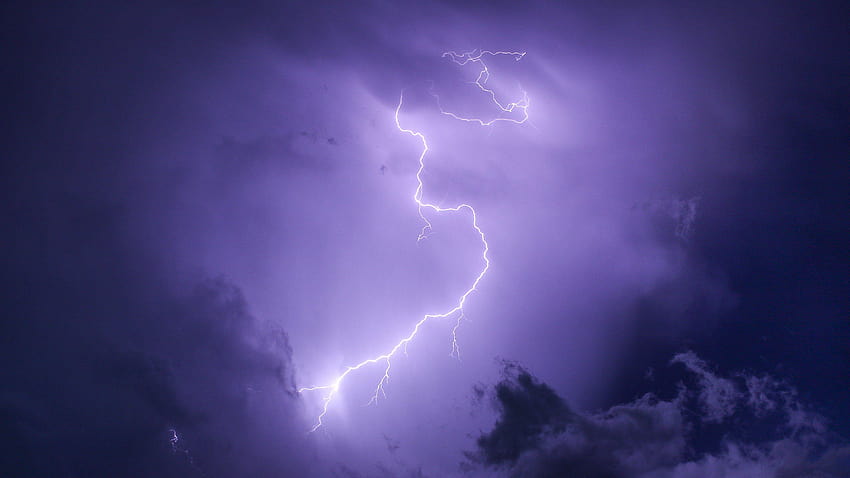 Purple Lightning, thundder HD wallpaper | Pxfuel