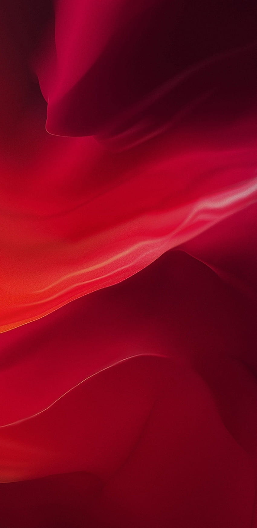 1440x2960 Red Waves, Oneplus 6 Oxygenos for HD phone wallpaper
