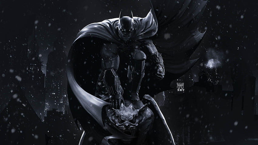 Batman, The Dark Knight, Artwork, Gotham City HD wallpaper | Pxfuel